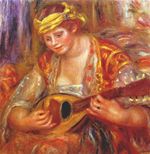 Woman with a mandolin 1919